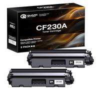 Quark Cartucce toner di ricambio da 230 A per HP W2300A W2301A W2302A W2303A Toner compatibile per HP Color LaserJet Pro 4203dw 4203dn MFP 4303dw 4303fdw (2 neri)
