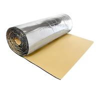QUARKZMAN 1㎡ 10mm Isolamento Acustico Auto Isolante Suono per Cofano Motore Muro 200cmx50cmx10mm