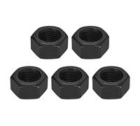 QUARKZMAN 1/2-20 Esagonale Dadi Carbonio Acciaio Grado 8.8 Ossido Nero Esagono Dado per Vite Bullone 5pz