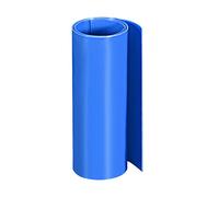 QUARKZMAN 1 M, 102mm Diametro, 160mm Piatto Larghezza PVC Calore Retraibile Tubo 1 Pezzo Calore Retraibile Tubo per Batteria, Blu