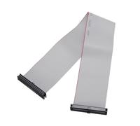 QUARKZMAN 1 PCS Connettore IDC Cavo A Nastro Piatto 34 Pin Passo 2mm Lunghezza 25cm Connettore FC A FC Doppio Femmina Cavo A Nastro Piatto per Elettronica Industriale Grigio
