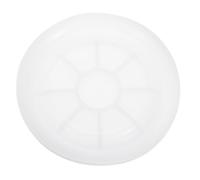 QUARKZMAN 1 PCS Stampo in Silicone per Sottobicchieri A Vassoio Rotondo, Stampo per Vassoio per Colata di Resina, Stampo per Resina Epossidica per Sottobicchieri Vassoi DIY Arte, Bianco