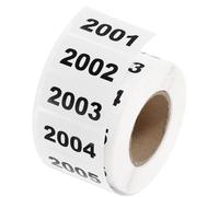 QUARKZMAN 1 Rotolo Etichetta Numero Inventario, 2001-3000 Etichette Numerate Consecutive Autoadesive Impermeabili Etichette Tag per Classificazione di Magazzino (1,6x0,8 Pollici)