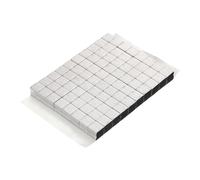 QUARKZMAN 1 Set Guarnizione Schiuma Faraday RF/Striscia Schiuma Conduttiva 10mmx10mmx10mm per Sigillare Scatole Schermate RF/Scatole Schermo Rivestite Tessuto Alta Schermatura Retro Adesivo