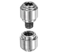 QUARKZMAN 1 Set Perno Per Pollice In Titanio Perni Di Rossostituzione Per Coltelli A Serramanico Con Vitine Per L Per Coltelli Da Caccia Tasca, Argento