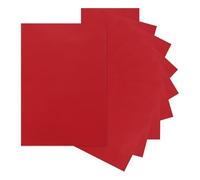 QUARKZMAN 10 Fogli Adesivi In Vinile Autoadesivo 21cm x 30.5cm Adesivi Opachi Metallizzati Per Taglierine Decorazioni Per Feste Adesivi Per Auto Rosso Scuro