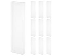 QUARKZMAN 10 PCS Scatola Regalo Trasparente, 50x20x195mm Scatola di Plastica Trasparente per Caramelle Biscotto Confezione Regalo per Feste di Natale Matrimonio