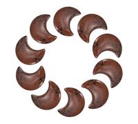 QUARKZMAN 10 Pezzi CristalloPietra Antistress, 1.2 Pollici Lunghezza Ossidiana Mogano Naturale GemmaAll'ingrosso, Pietre Intagliate Tascabili