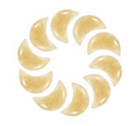 QUARKZMAN 10 Pezzi CristalloPietra Antistress Lunghi 0.5 Pollici Topazio Naturale GemmaAll'ingrosso Pietre Intagliate Tascabili Per Meditazione Bilanciamento Pendente Decorazione