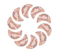 QUARKZMAN 10 Pezzi Pietra DellaIn Cristallo, 0.5 Pollici Lunghezza Diaspro Ragnatela Naturale GemmaAll'Ingrosso, Pietre Tascabili Intagliate