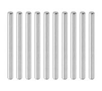 QUARKZMAN 10 Pz 5 mm x 60 mm perni di legno, perni cilindrici in acciaio inossidabile 316L supporto mensola perni perno asta fissaggio elementi mensola perni argento tono