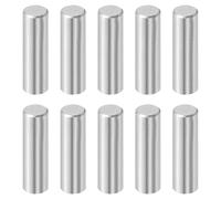 QUARKZMAN 10 Pz 6 mm x 20 mm perni di legno, perni cilindrici in acciaio inossidabile 316L per supporto mensola perni perno asta fissaggio elementi mensola perni argento tono