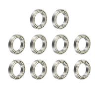 QUARKZMAN 10 Pz Cuscinetti A Sfere 6803ZZ A Gola Profonda, 17 x 26 x 5mm Cuscinetto In Acciaio Cromato Silenzioso A Doppio Schermo Per Motori Elettrici, Elettrodomestici, Macchinari