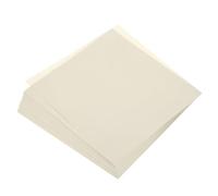 QUARKZMAN 100 Fogli Carta per Origami Doppio Lato 8x8 Pollici (19,5x19,5 Cm) Foglio Quadrato per Progetti Artistici, Principianti, Decorazioni Regalo, Bianco Crema
