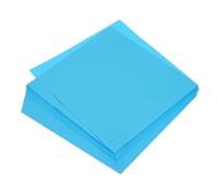 QUARKZMAN 100 Fogli Carta per Origami Doppio Lato 8x8 Pollici (19,5x19,5 Cm) Foglio Quadrato per Progetti Artistici, Principianti, Decorazioni Regalo, Blu Lago