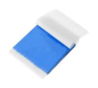 QUARKZMAN 100 Fogli di Carta Oro Finto 14cm x 14cm Fogli Lamina Oro per Artigianato Cornici Sculture Unghie E Decorazioni Fai da Te Blu