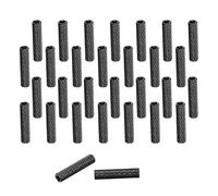 QUARKZMAN 100 Pc M3 x 23 Mm Colonnette In Alluminio Zigrinato Griglia Distanziale Per FPV Drone RC Aereo Auto Da Corsa Simracing, Nero