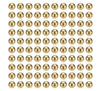 QUARKZMAN 100 Pcs Sfere di Rullamento, 4.5mm Precisione H65 Ottone Sfere di Rullamento Sfere di Ottone Industriali per Macchinari, Automotive E DIY