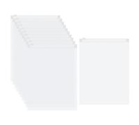 QUARKZMAN 100 Pezzi Buste Di Plastica Con Cerniera Opache Per Abbigliamento 15x20cm Buste Di Polietilene Richiudibili Per Vestiti Borsa Stampe D'Arte Brochure Imballaggio Documenti 4.72 Mil