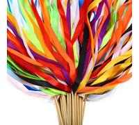 QUARKZMAN 100 Pezzi Stelle Filanti per Feste di Matrimonio Bastoncini Stelle Filanti Colorate Stelle Filanti per Feste con Campanelle per Feste di Matrimonio, Feste, Attività, Multicolore