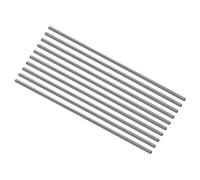 QUARKZMAN 100mm x 2mm Inossidabile Acciaio 304 x 10pz Aste di Acciaio Inox Lineare Albero Metrico Rotondo Barra Asta Terra Stock per Bricolage Fai-Da-Te