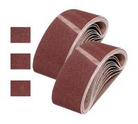 QUARKZMAN 100mm x 610mm CinghieLevigatura, 30 Pz 60/80/120 Grana OssidoAlluminio Cinghia Abrasiva Per Levigatrice Per LavorazioneLegno, LucidaturaMetalli, Affilatura Coltelli