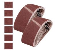 QUARKZMAN 100mm x 610mm CinghieLevigatura, 36Pz 60/80/120/150/240/400 Grana Cinghia Abrasiva OssidoAlluminio Per LavorazioneLegno, LucidaturaMetalli, AffilaturaColtelli