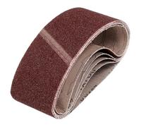QUARKZMAN 100mm x 610mm CinghieLevigatura, 5Pz 40 Grana Cinghia Abrasiva OssidoAlluminio Per Levigatrice Per LavorazioneLegno, LucidaturaMetalli, AffilaturaColtelli