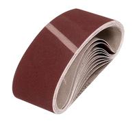 QUARKZMAN 100mm x 610mm Cinture Di Levigatura, 12 Pz 240 Grana Ossido Di Alluminio Cintura Abrasiva Per Levigatrice Per Lavorazione Del Legno, Lucidatura Dei Metalli, Affilatura Coltelli