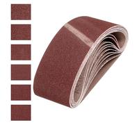 QUARKZMAN 100mm x 610mm CintureLevigatura, 12Pz 60/80/120/180/240/400 Grana OssidoAlluminio Cintura Abrasiva Per Levigatrice Per LavorazioneLegno, LucidaturaMetalli, AffilaturaColtelli