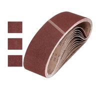 QUARKZMAN 100mm x 915mm CintureLevigatura, 12 Pz 80/120/150 Grana OssidoAlluminio Cintura Abrasiva Per Smerigliatrice Per LavorazioneLegno, LucidaturaMetalli, AffilaturaColtelli