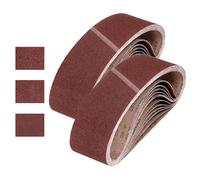 QUARKZMAN 100mm x 915mm CintureLevigatura, 30Pz 80/120/180 Grana OssidoAlluminio Cintura Abrasiva Per Levigatrice Per LavorazioneLegno, LucidaturaMetalli, AffilaturaColtelli