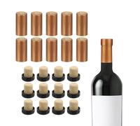 QUARKZMAN 100Pz Capsule Termoretraibili PVC 12Pz Tappi a T a Tenuta Ermetica Bottiglie Vino Sigillante Bottiglie Vino, Capsule Termoretraibili per Vetro, Cantine Casa, 30x60mm, Oro Chiaro