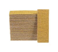 QUARKZMAN 100pz Carta Vetrata Micro Sander 40 Grana 3.5x1.2 Pollici Mini Fogli Abrasivi Strisce Hook Loop Carte Vetrata per Legno Metallo Piccoli Progetti Spazi Stretti Lavoro di Lucidatura