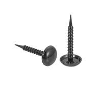 QUARKZMAN 100Pz Chiodi per Tappezzeria, 8x20mm Chiodi per Tappezzeria Chiodi per Mobili Testa Rotonda Chiodi Decorativi per Divani Letti Progetto Fai da Te, Nero