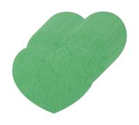 QUARKZMAN 100pz Cuori Ritagliati in Carta 2,5 Pollici Etichette a Forma Cuore Piccolo per Artigianato San Valentino Lavagna Classe, Verde