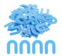 QUARKZMAN 100pz Distanziatori per Piastrelle con Spessore a Ferro di Cavallo 1,5mm 1/16" Forma a U Distanziatori Piastrelle Pavimento in Plastica per Pareti Pavimenti, Blu