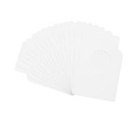 QUARKZMAN 100Pz Etichette Bottiglia Vino, Etichette Appese al Collo Bottiglia per Conservazione Cantina, Etichette Appese per Nome, Anno, Note di Degustazione (2.2x3.5, Bianco)