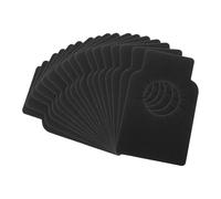 QUARKZMAN 100Pz Etichette Bottiglia Vino, Etichette Appese al Collo Bottiglia per Conservazione Cantina, Etichette Appese per Nome, Anno, Note di Degustazione (2.2x3.5, Nero)