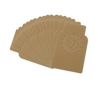 QUARKZMAN 100Pz Etichette Bottiglia Vino, Etichette Appese al Collo Bottiglia per Conservazione Cantina, Etichette Appese per Nome, Anno, Note di Degustazione (2.2x3.5, Kraft)