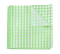 QUARKZMAN 100pz Fogli Carta Alimentare 22x22cm Assorbente Olio per Cucina, Verde