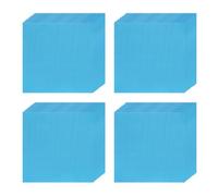 QUARKZMAN 100pz Fogli di Alluminio per Caramelle, 10cm x 10cm Fogli per Barrette Cioccolato, Carta Foglio Alluminio per Decorazione Confezioni Caramelle al Caramello (Azzurro, Griglia Fine)