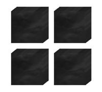 QUARKZMAN 100pz Fogli di Alluminio per Caramelle, 15cm x 15cm Fogli Barrette Cioccolato Carta Foglio Alluminio per Decorazione Confezioni Caramelle al Caramello (Nero, Finitura Brillante)