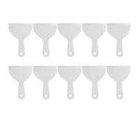QUARKZMAN 10Pc Spatola Stucco 4.9" Larghezza 1.7mm Sottile Flessibile Plastic Spatole Stucco Per Taping Drywall Spreading Pittura Parete Graffiatura Grigio