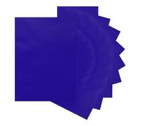 QUARKZMAN 10Pcs Adesivo Fogli Di Vinile Bundle, 21cm x 30.5cm Autoadesivo Vinile Opaco Metallico Adesivi Per Macchine Da Taglio Decorazioni Per Feste Adesivo Per Auto, Blu Zaffiro