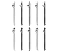 QUARKZMAN 10pcs Barra A Molla A Sgancio Rapido 22mm Larghezza 1.8mm Diametro Acciaio Inossidabile Spilli Sostitutivi Per Cinturino Orologio Link Pins Per Attacchi Cinturino Orologio