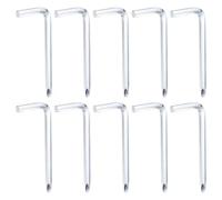 QUARKZMAN 10PCS Cacciavite Offset H4/PH2 4mm Esagonale Testa A Croce A Forma Di L Chiave A Doppia Estremità Strumento Manuale Per Riparazioni Elettrodomestici (2.48" x 0.98")