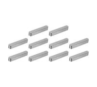 QUARKZMAN 10Pcs Chiavetta A Estremità Arrotondata 6 X 6 X 35mm In Acciaio Al Carbonio Per Albero Di Trasmissione Parallelo Chiavetta Meccanica Per Collegamento Di Tipo Fissaggio