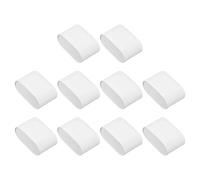 QUARKZMAN 10Pcs Cuscino Display Orologio, 2.8" x 1.73" x 1.22" Cuscino Orologio Bracciale PU Pelle per Scatola Orologi Bracciale Display Archiviazione, Bianco