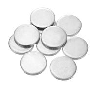 QUARKZMAN 10Pcs Disco In Acciaio Inox Diametro 1 9/16"(40mm Piatto Rotondo